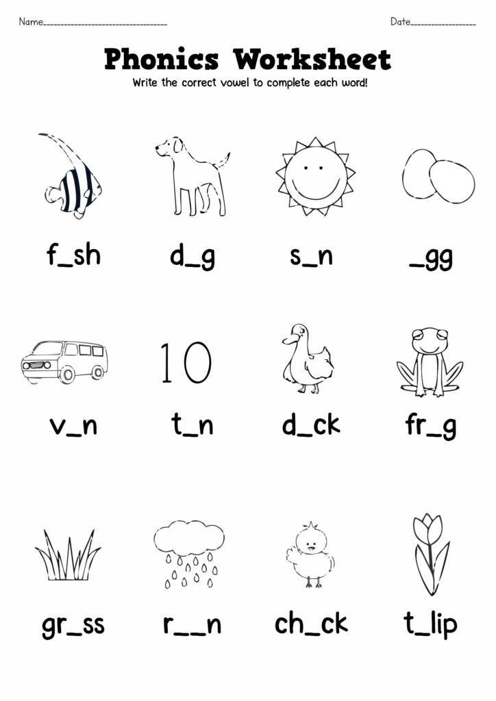 Phonics Worksheets Worksheets Worksheets Worksheets Library