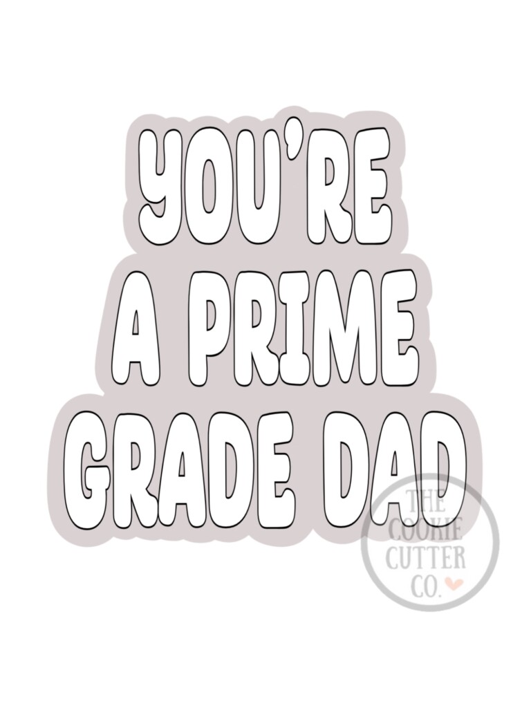 Prime Grade Script Cookie Cutter The Cookie Cutter Co