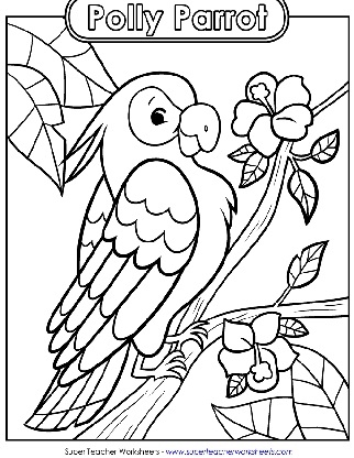 Printable Coloring Pages Worksheets Library