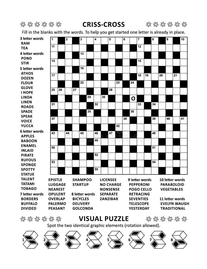 Printable Fill In Word Puzzles