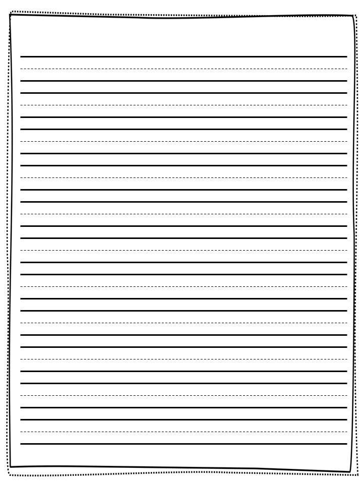 Printable First Grade Writing Paper Writing Worksheets