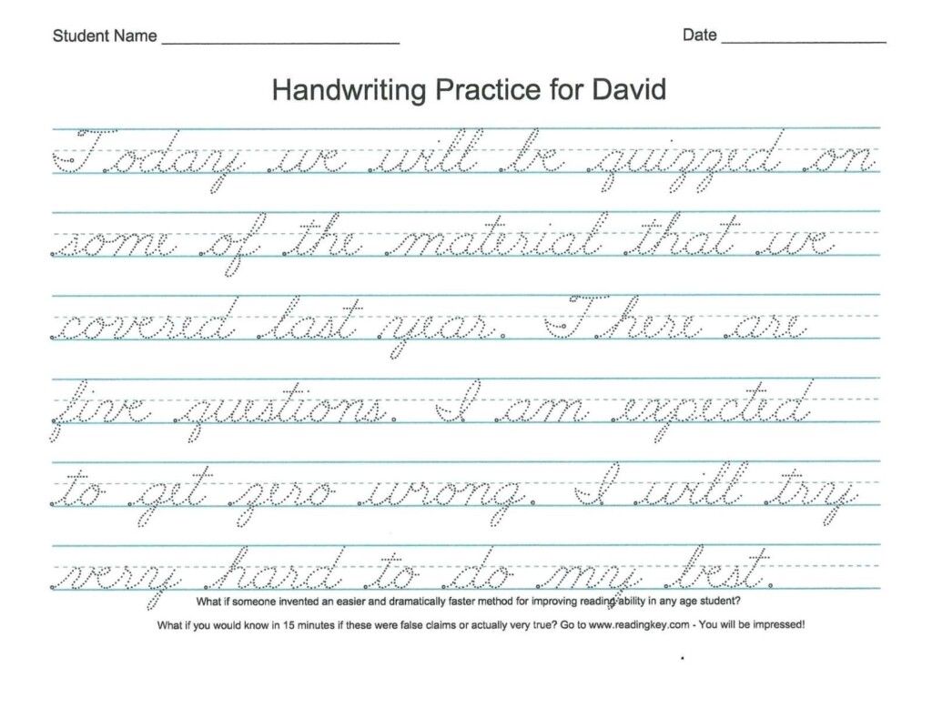 Printable Handwriting Worksheets Pdf Peggy Worksheets