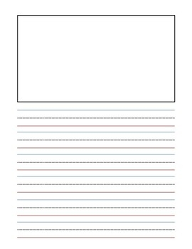 Printable Journal Lined Writing Paper Kindergarten Elementary 1st Grade