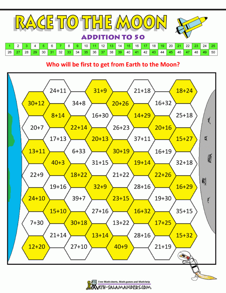 Printable Math Games 2nd Grade Printable Word Searches