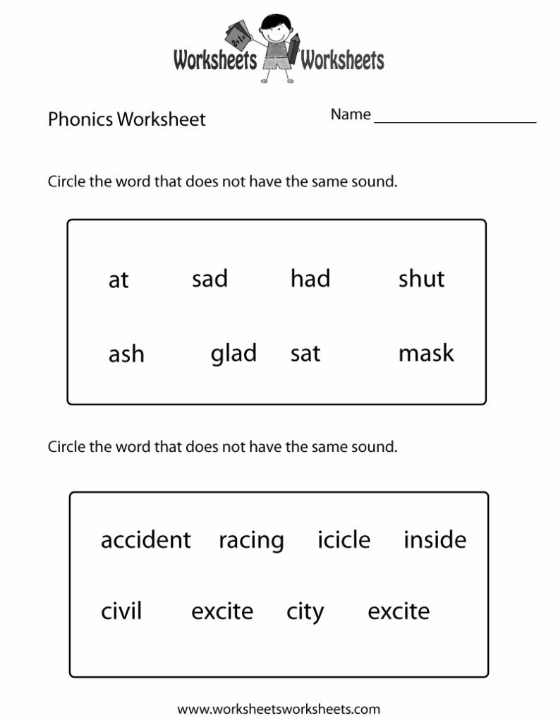 Printable Phonics Worksheets For Grade 2