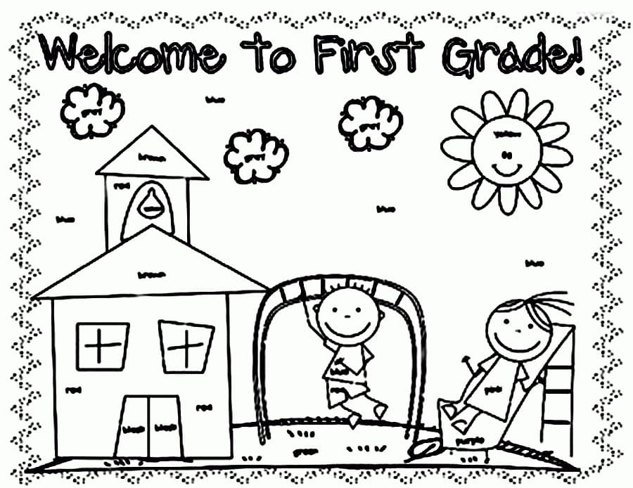 Printable Welcome To First Grade