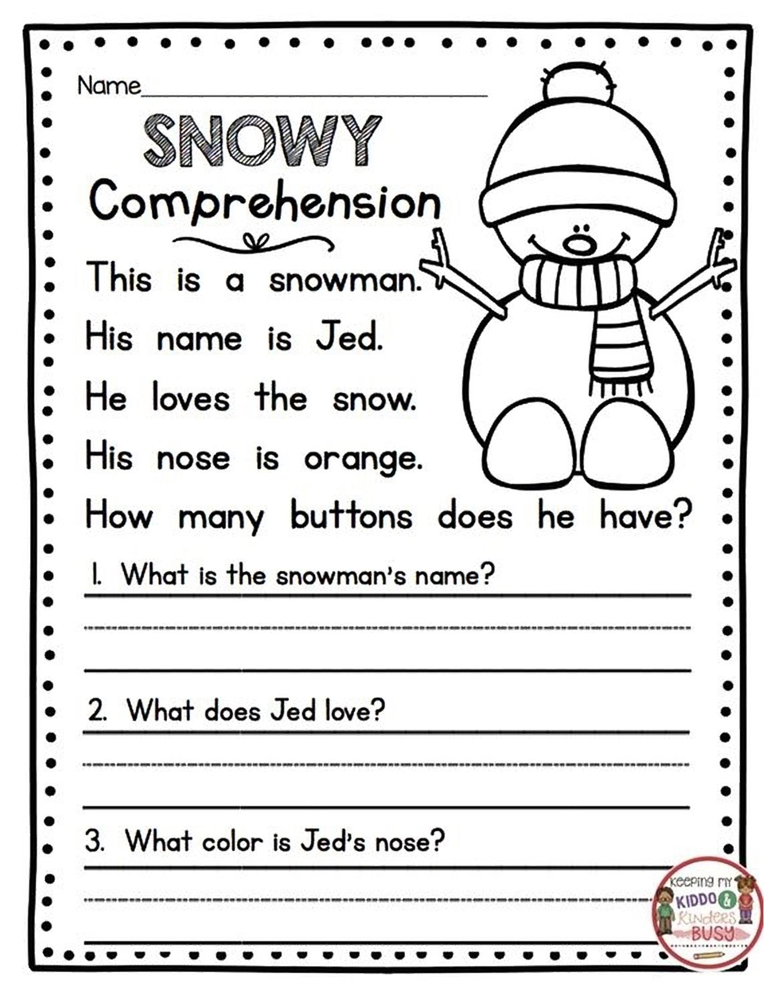 Reading Comprehension Worksheets Printable Pdf Printable Worksheets