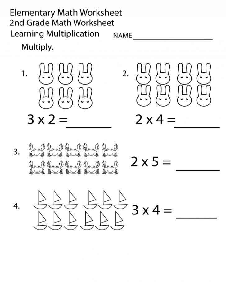 Second Grade Learning Multiplication Math Worksheets K5 Math 
