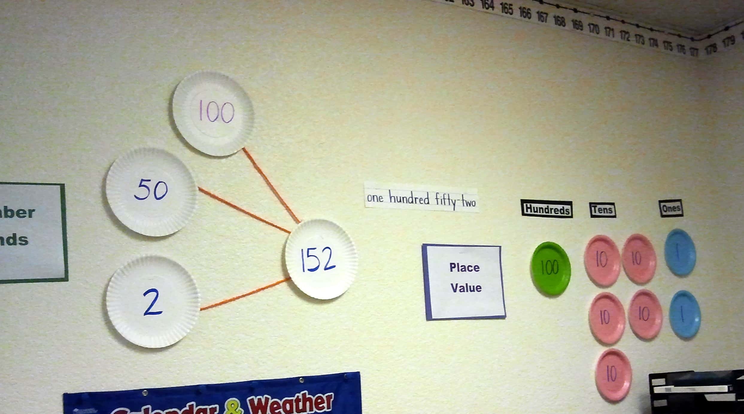 Second Grade Math Wall