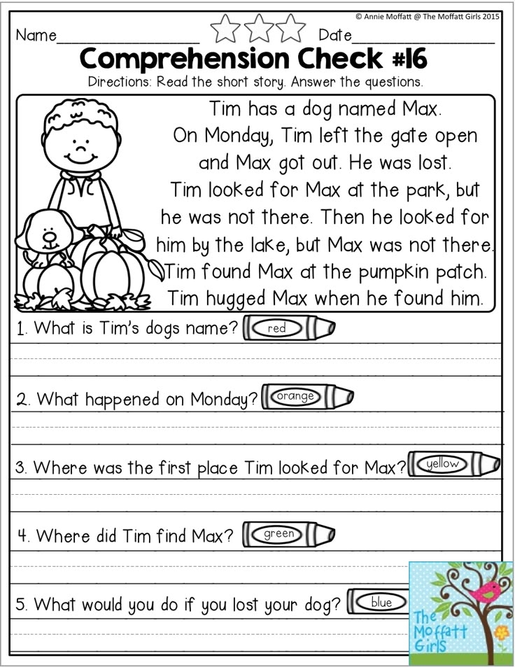 Second Grade Reading Activities