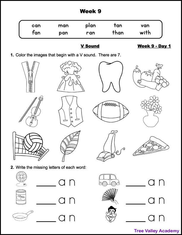 Spelling Worksheets For Grade 1