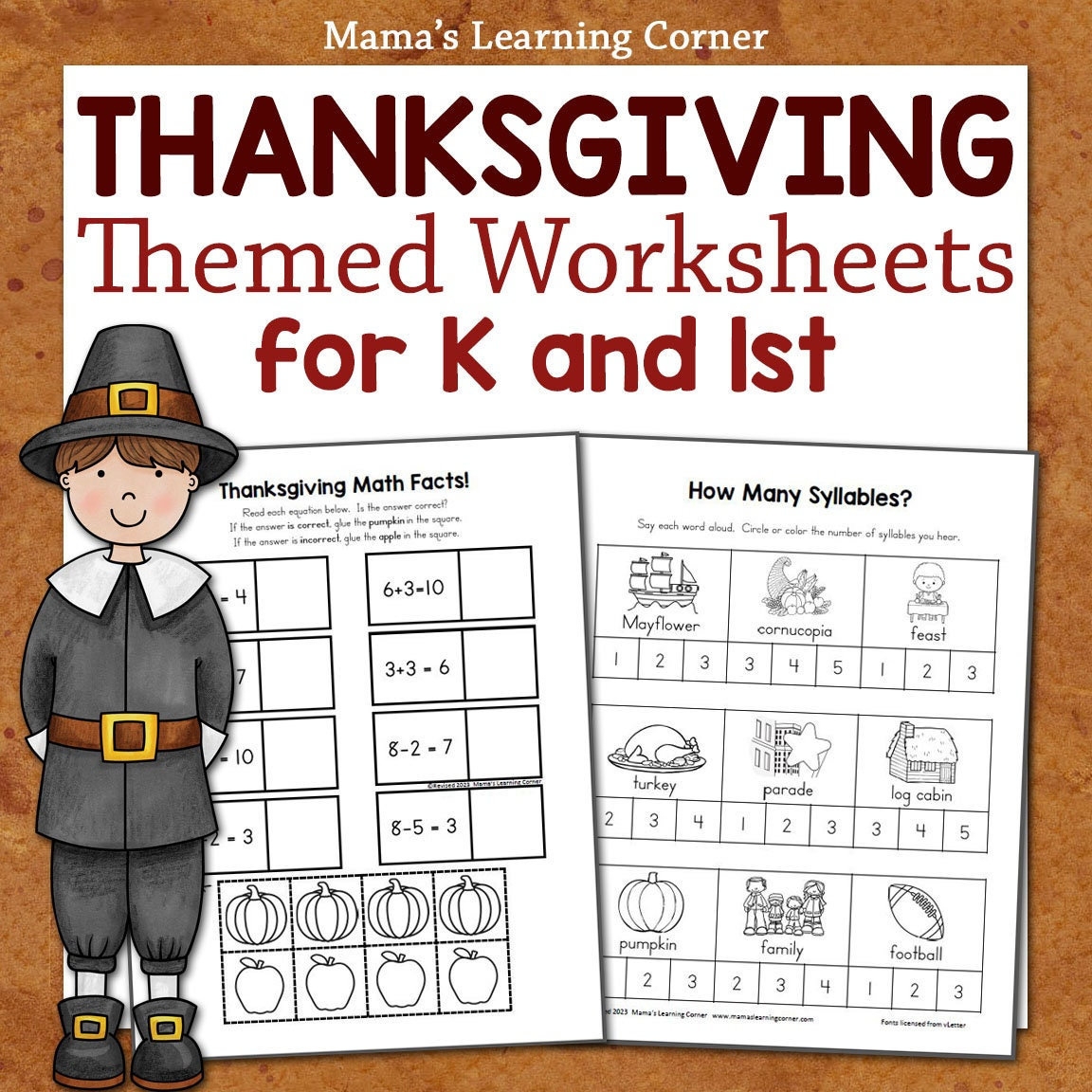 Thanksgiving Worksheets 1st Grade Printable Worksheets