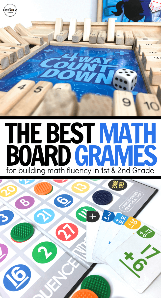 The Best Math Games For Building Fluency The Brown Bag Teacher Math