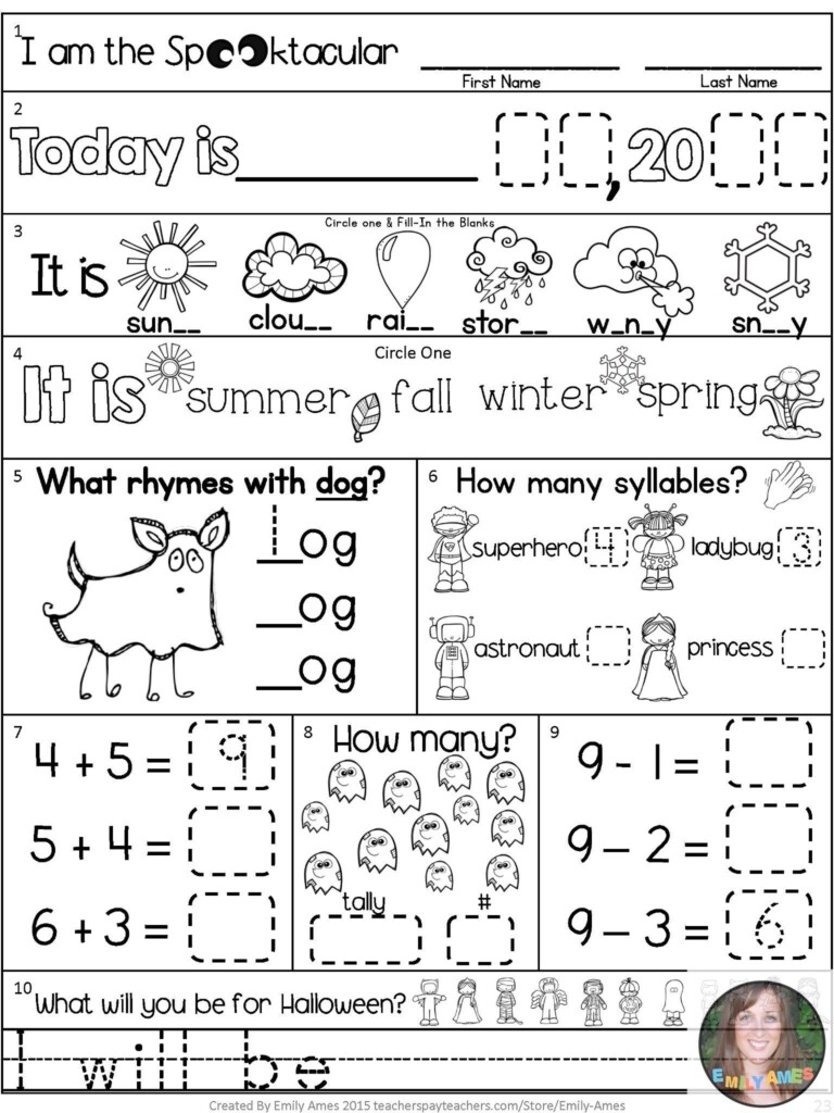 This Is A Link To Some Great Worksheets You Could Use For Morning 