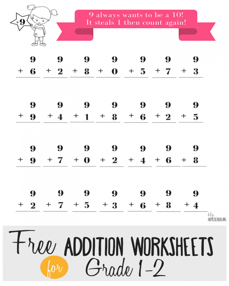 Timed Math Facts Worksheets 1st Grade Free Printable Math Worksheets