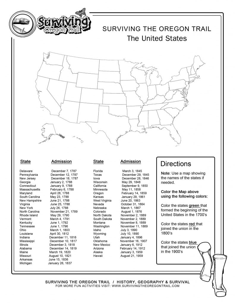 United States Map Quiz 3Rd Grade Valid Printable Map Skills For Map 