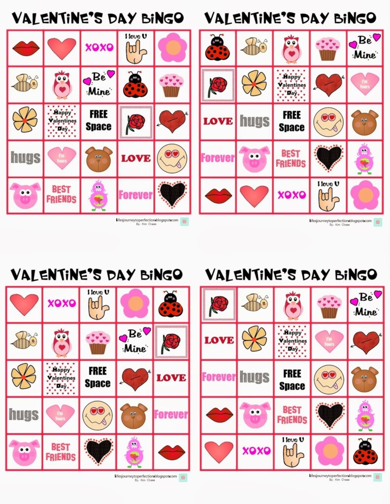 Valentine 39 s Day Bingo Printable