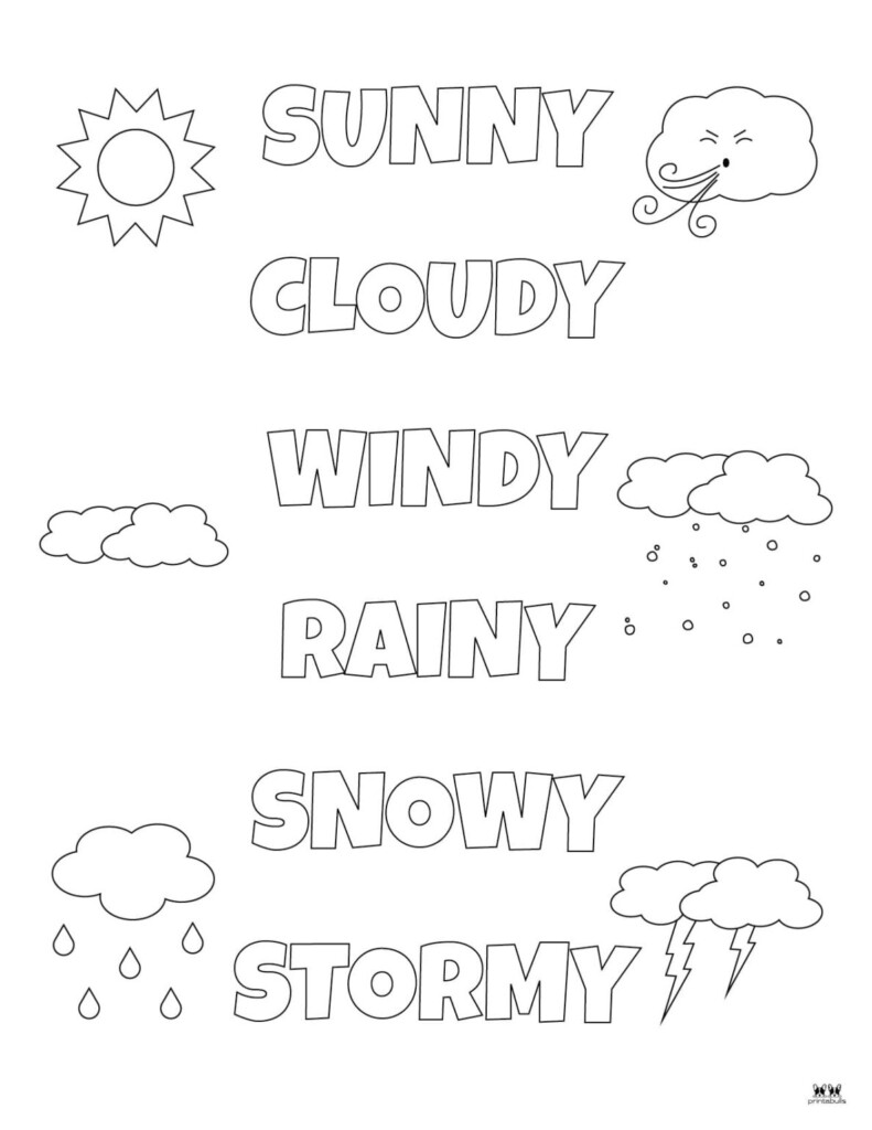 Weather Worksheets Printables 50 FREE Pages PrintaBulk