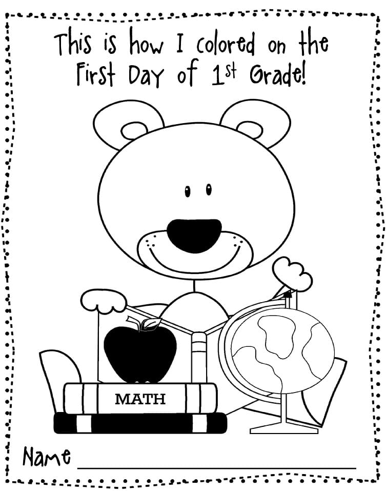 Welcome To First Grade Coloring Pages Free Printable Vrogue co
