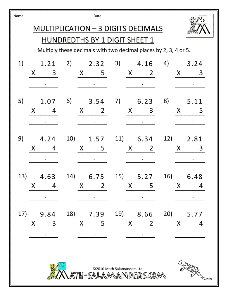 Worksheet 6Th Grade Math Worksheets Printable Worksheet Fun Free 